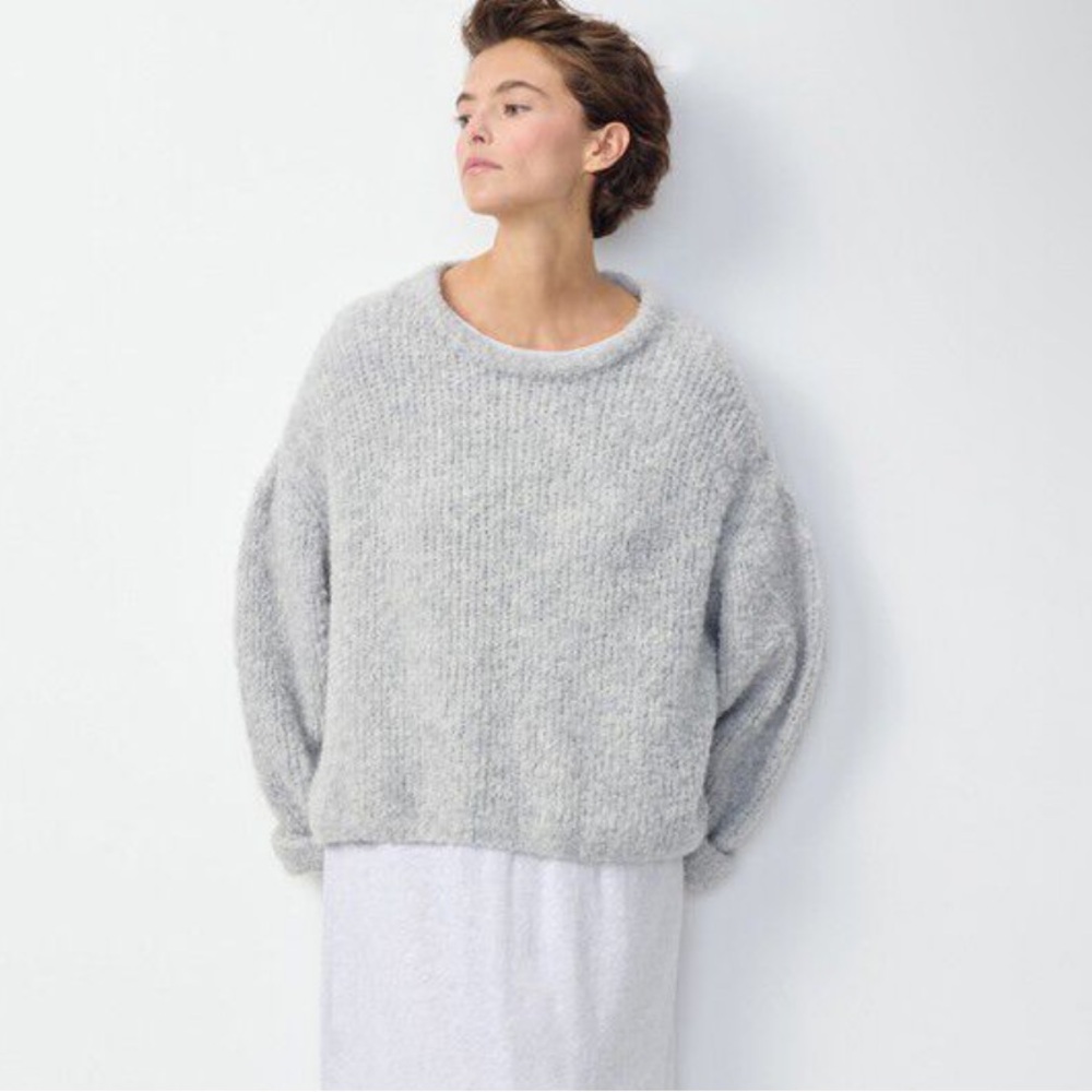 American Vintage WOMEN'S JUMPER ZOLLY Heather Grey Size XS/S